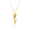 Shell & Pearl Cascading Necklace
