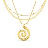 LUXE Spiral Multi-Row Necklace
