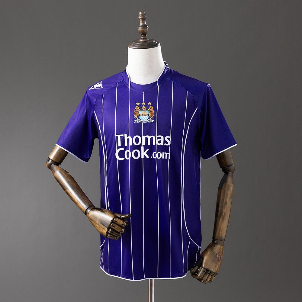 07/08 Manchester City Away Retro Jersey - Front View