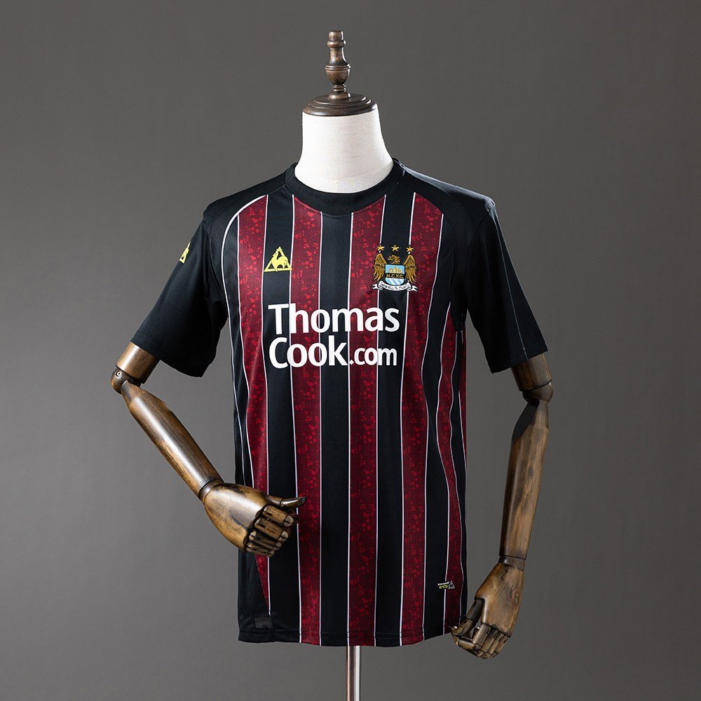 08/09 Manchester City Away Retro Jersey - Front View