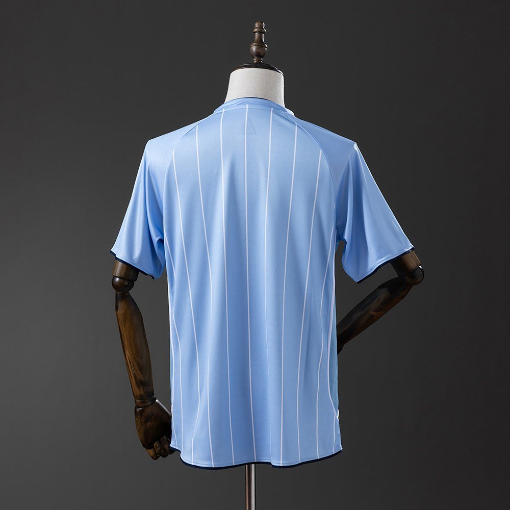 08/09 Home Retro Manchester City Jersey (England) - back view