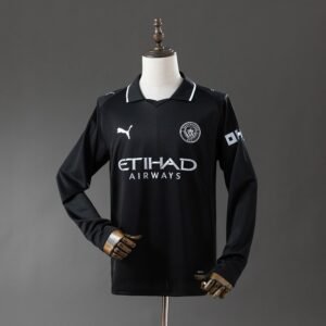 25/26 Manchester City Away Long Sleeve Jersey - Front View