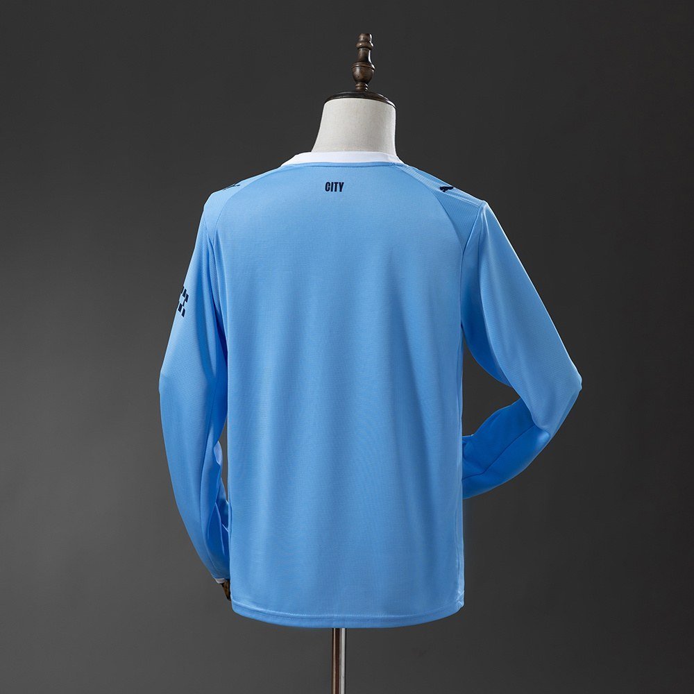 25/26 Manchester City Home Long Sleeve Jersey - Front View