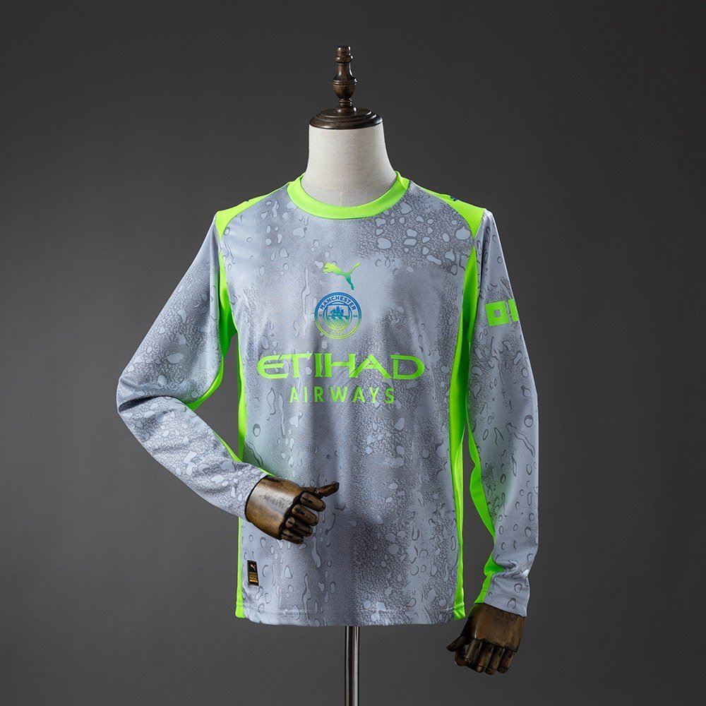 25/26 Manchester City Third Long Sleeve Jersey - Back View