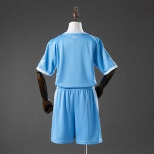 26/27 Manchester City Home Kids Kit Jersey - Front View
