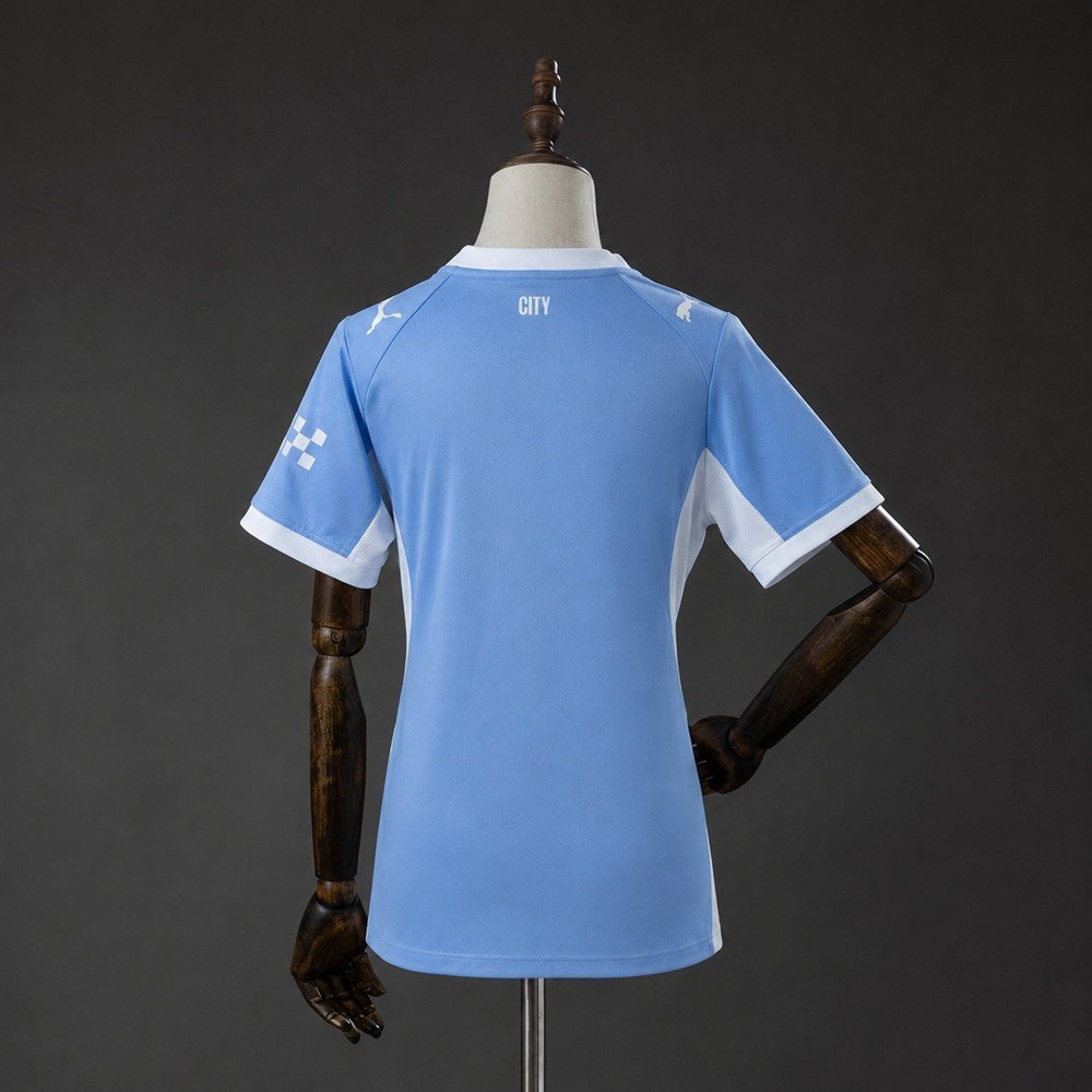 26/27 Manchester City Home Women's Jersey - Back View