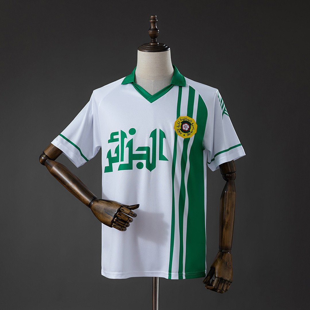 Algeria 1986 Home Retro Jersey - front view