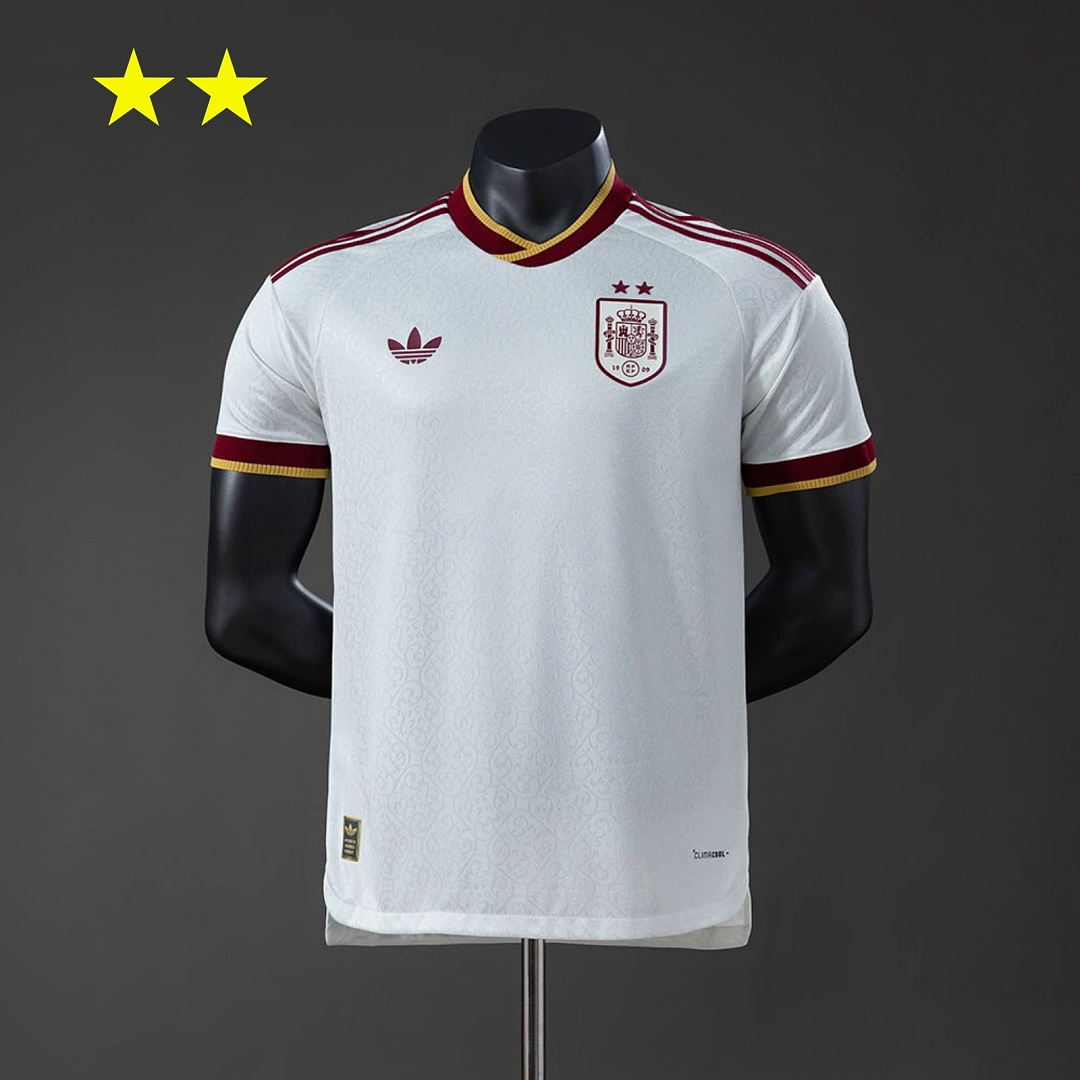 Spain 2026 Away 2-Star Champion Edition Player Version Jersey - back view