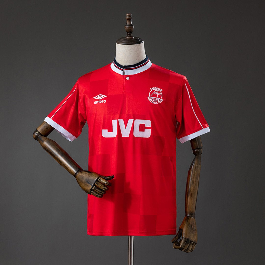 Aberdeen 87/90 Home Retro Jersey - front view