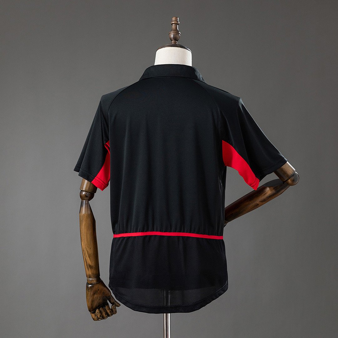 Belgium 2002 Away Retro Jersey - back view