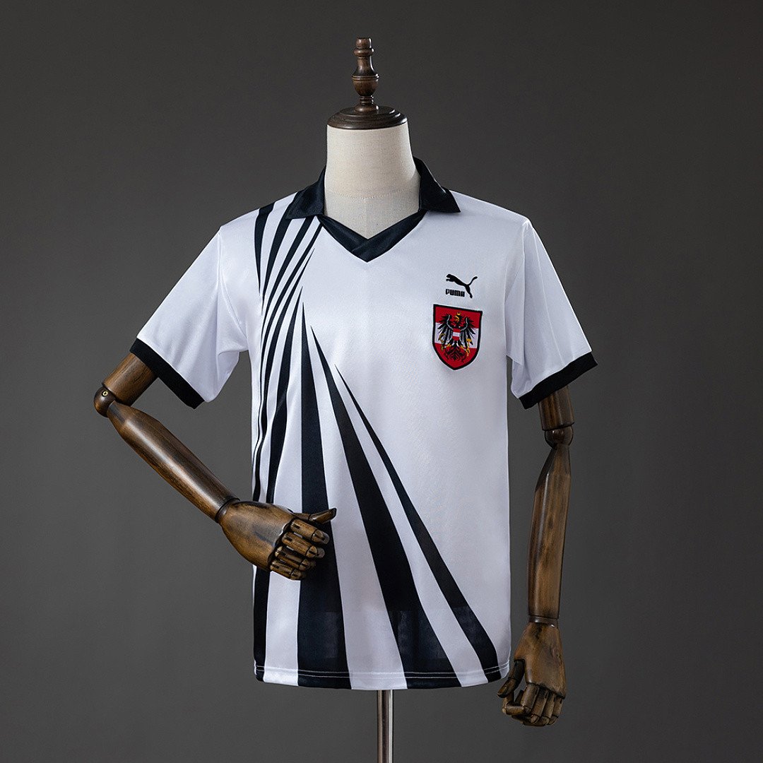Austria 90/91 Home Retro Jersey - front view