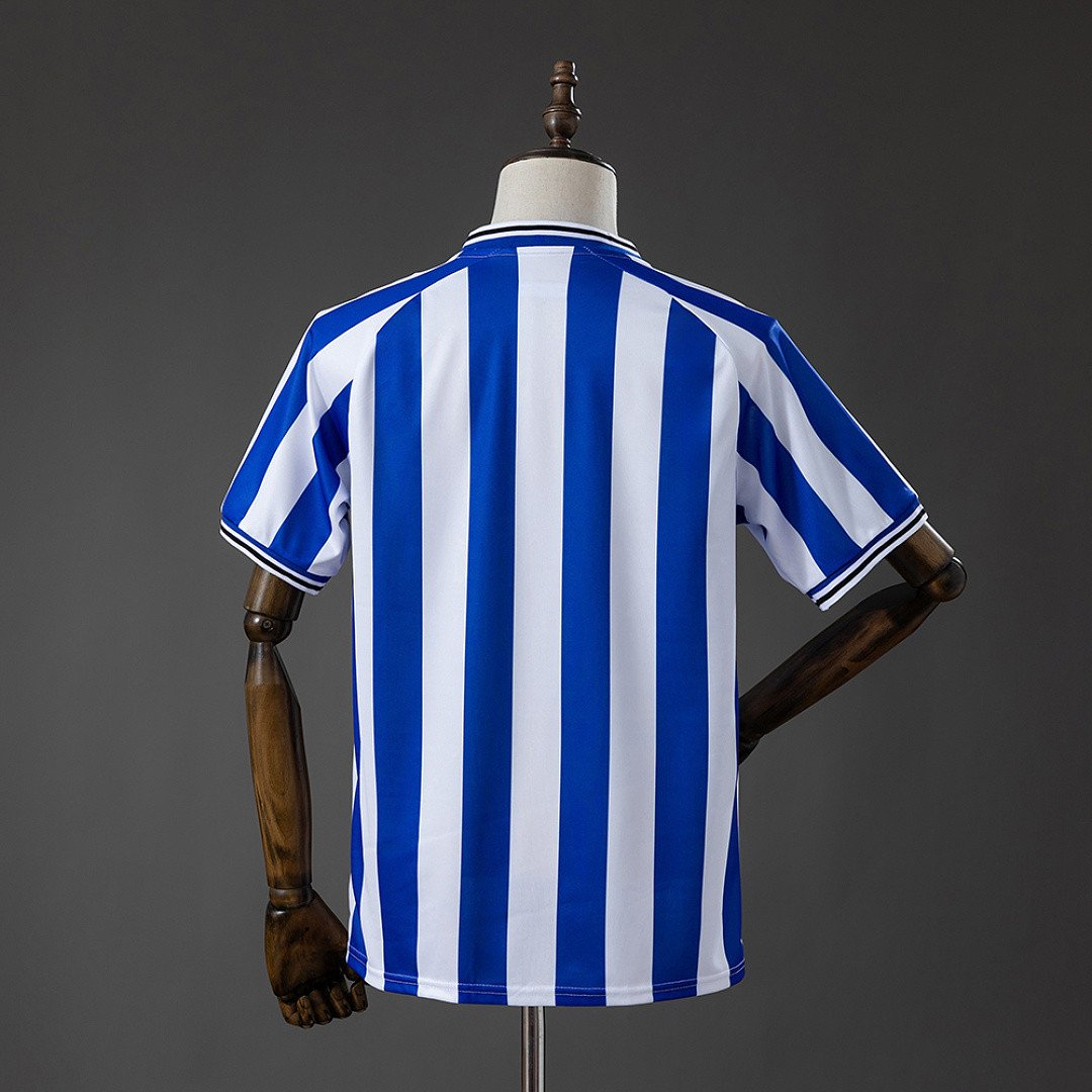 Sheffield Wednesday 2001 Home Game Retro Jersey - back view