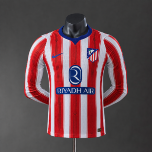 Atletico Madrid 26/27 Home Player Version Long Sleeve Jersey - front view