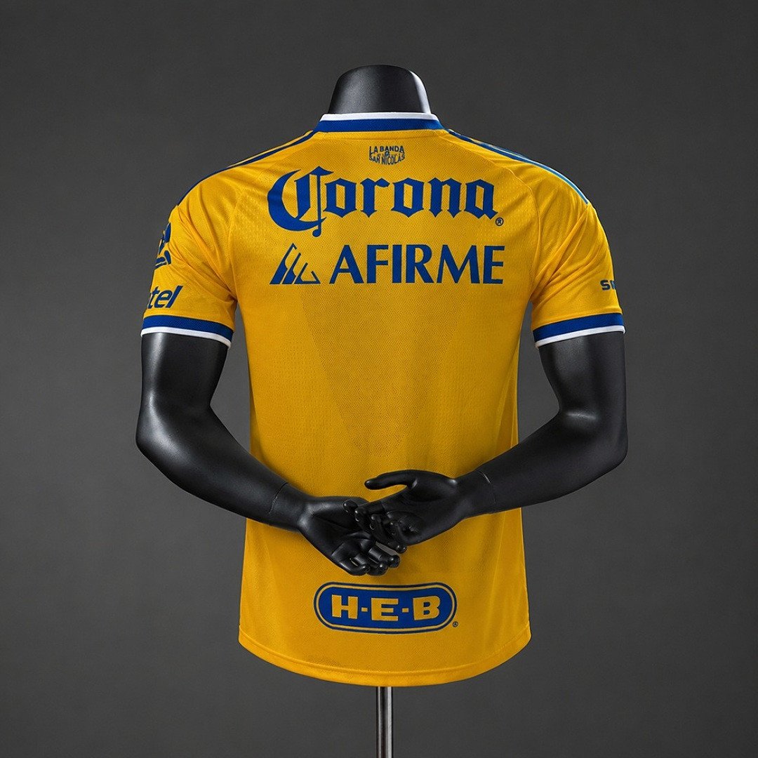 Tigres UANL 26/27 Player Version Home Jersey - back view
