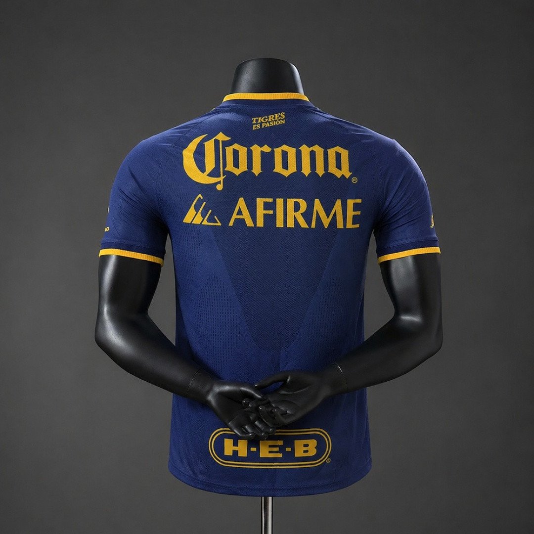 Tigres UANL 26/27 Player Version Away Jersey - back view