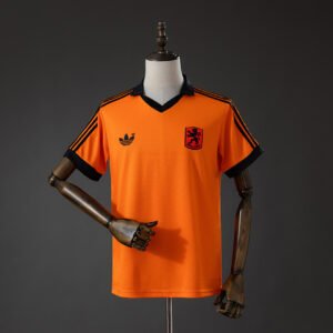 Netherlands 1980 Home Retro Jersey - front view