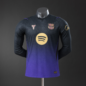 Barcelona x Kobe Bryant 26/27 Away Player Version Long Sleeve Jersey - front view