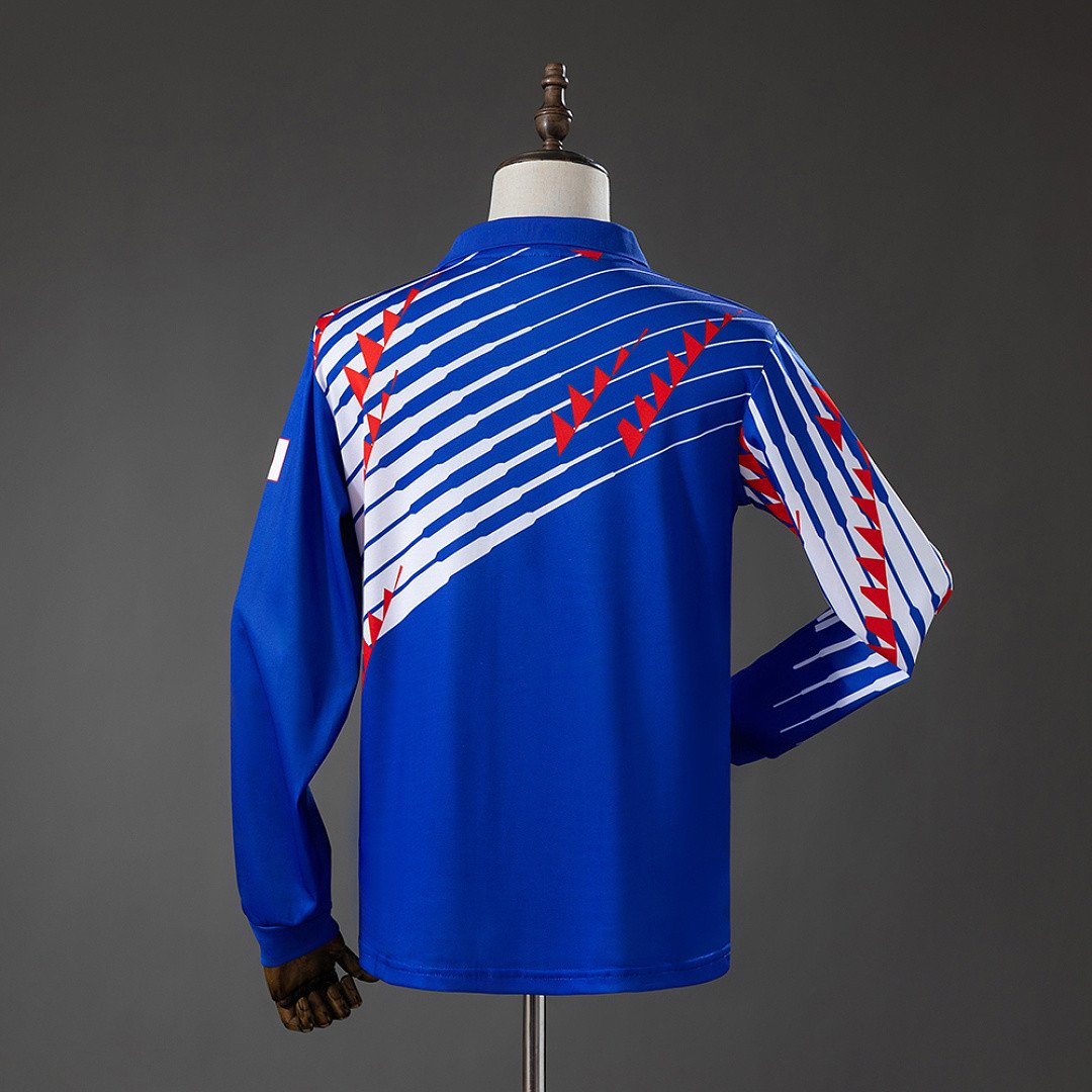 Japan 1993 Home Retro Long Sleeved Jersey - back view
