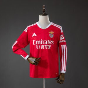 Benfica 26/27 Home Long Sleeved Jersey - front view