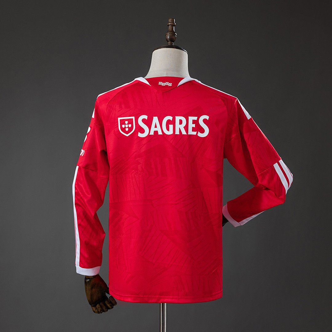 Benfica 26/27 Home Long Sleeved Jersey - back view