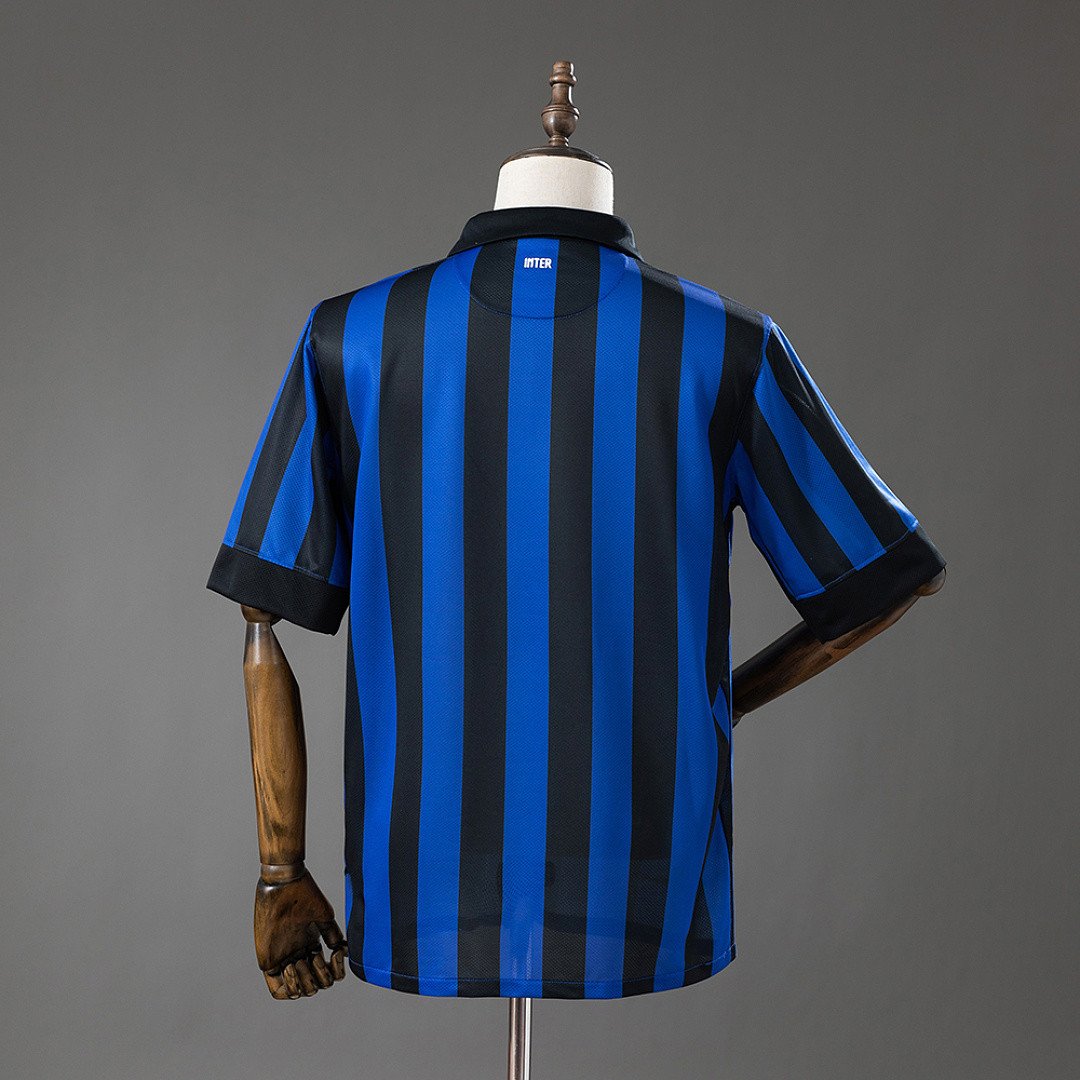 Inter Milan 11/12 Home Retro Jersey - back view