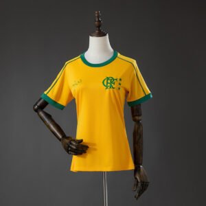 Flamengo 26/27 Zico Signature World Cup Version Yellow Womens Jersey - front view