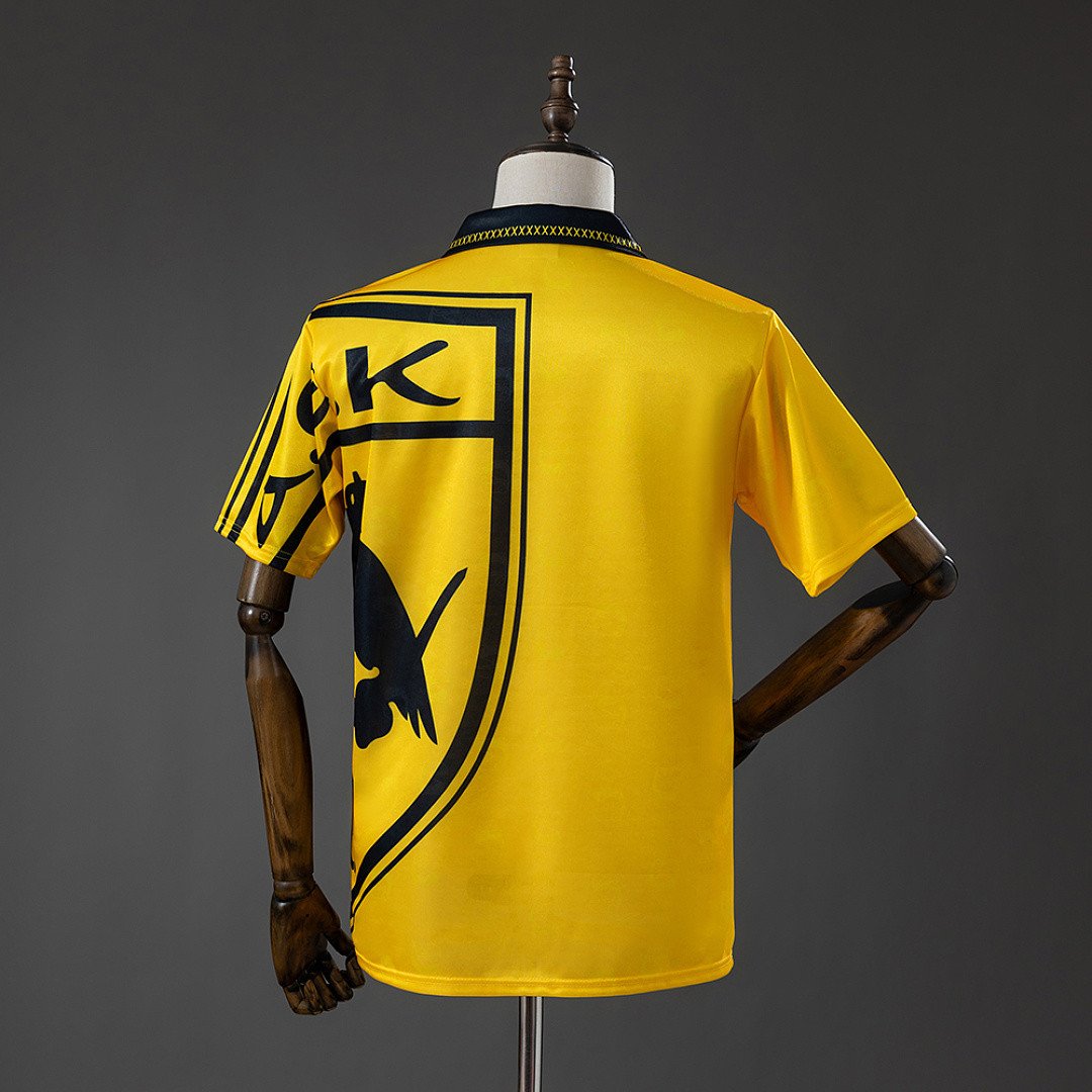 AEK Athens 93/94 Home Retro Jersey - back view