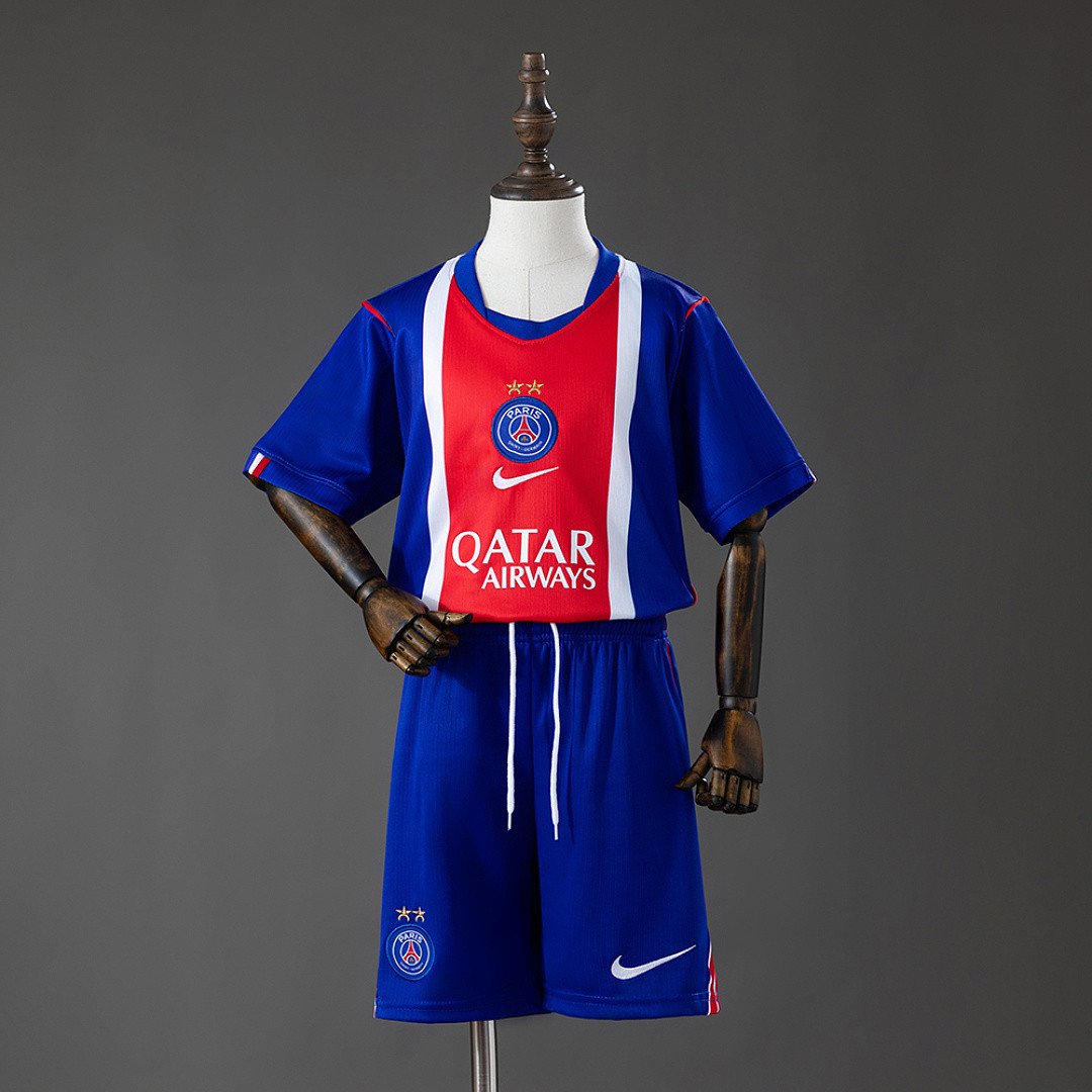 PSG 26/27 2 Stars Home kids kit Jersey - front view
