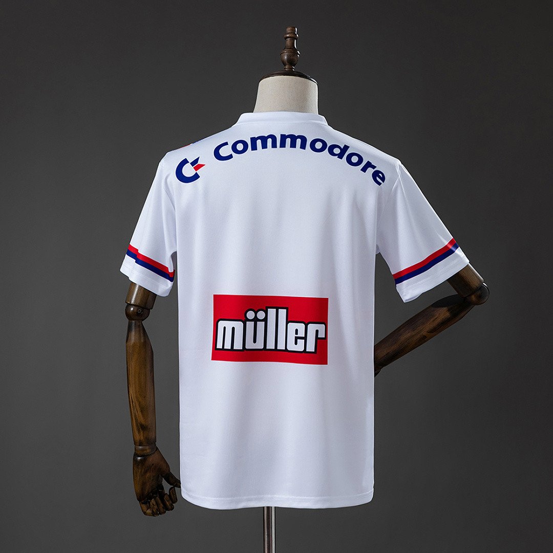 PSG 91/92 Home Retro Jersey - back view
