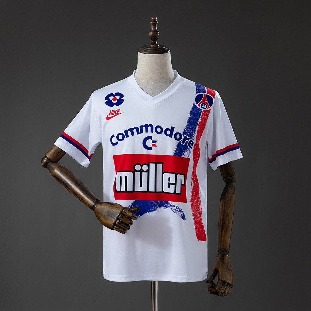 PSG 91/92 Home Retro Jersey - front view