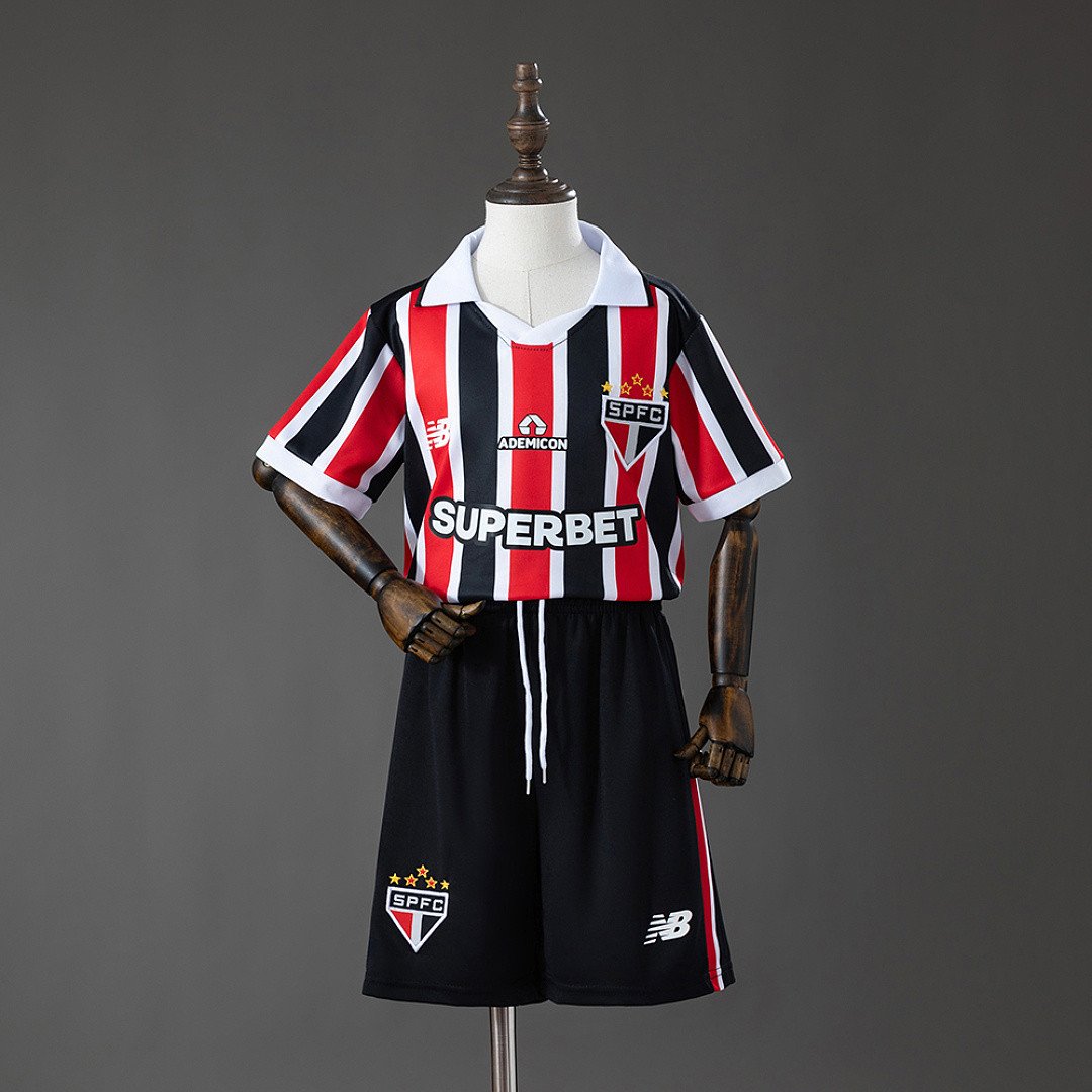 Sao Paulo 26/27 Away Kids Kit Jersey - front view