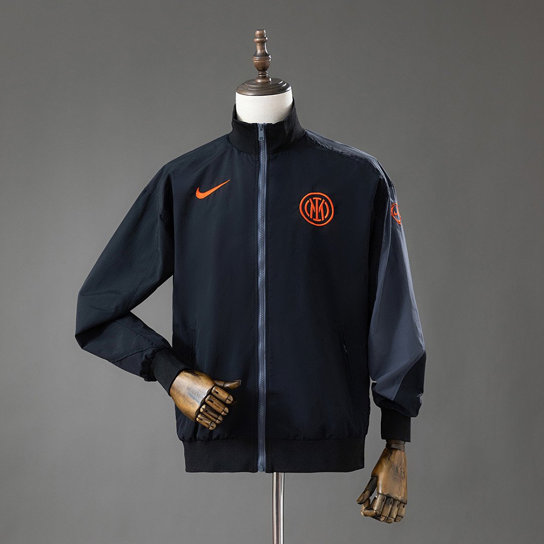 Inter Milan 25/26 Third Windbreaker Black - front view