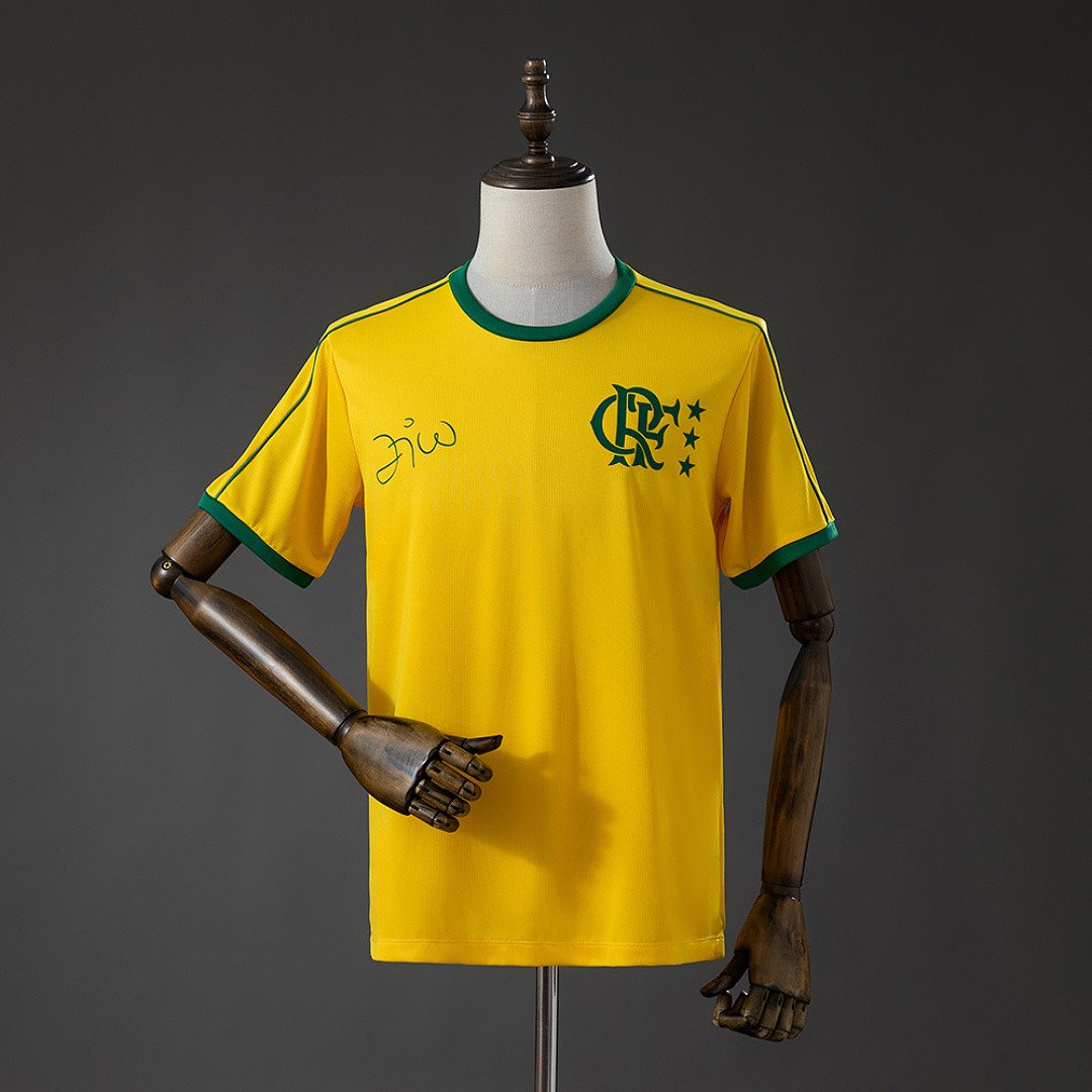Flamengo 26/27 Zico Signature World Cup Version Yellow Jersey - front view