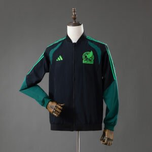Mexico 2026 All Weather Jacket Windbreaker - Black - front view