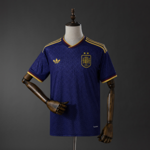 Spain 2026 2 Stars Special Edition Jersey - Blue - Unique Special Design - front view