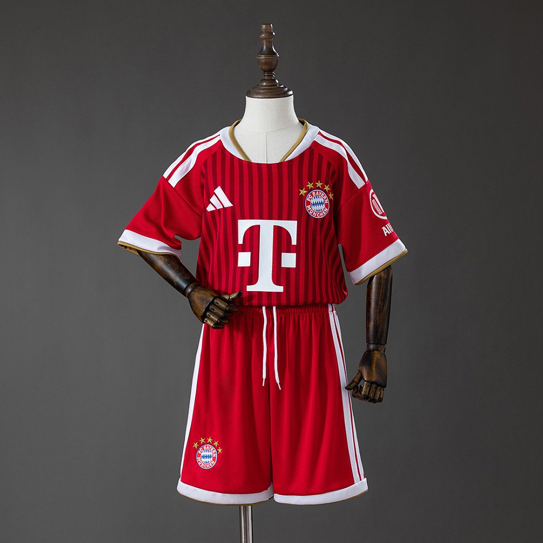 Bayern Munich 26/27 Home Kids Kit Jersey - Kids Match Day Top - front view
