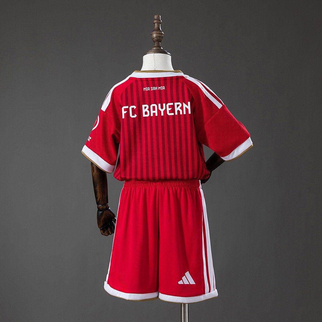 Bayern Munich 26/27 Home Kids Kit Jersey - Kids Match Day Top - back view