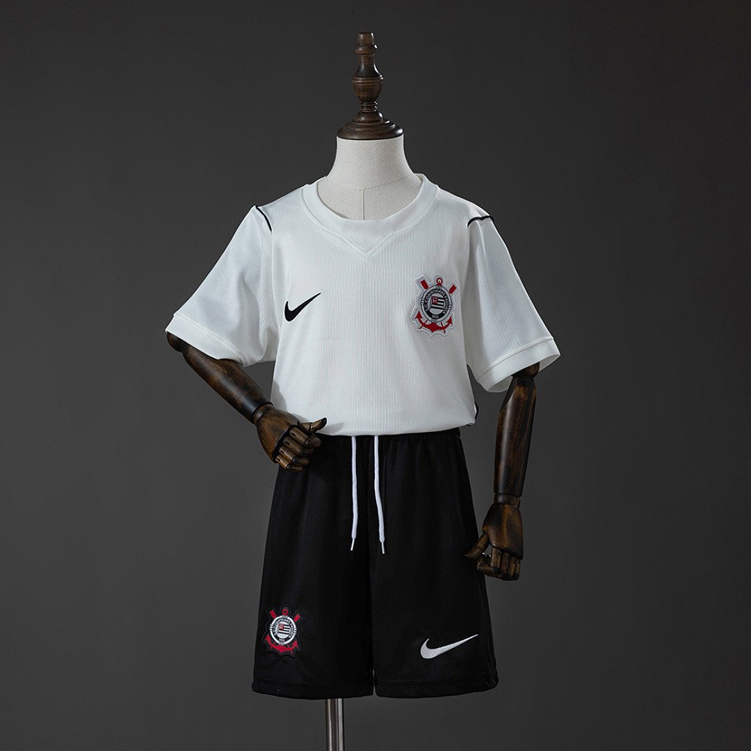 Corinthians 26/27 Home Kids Kit Jersey - Youth Sized Jersey - front view