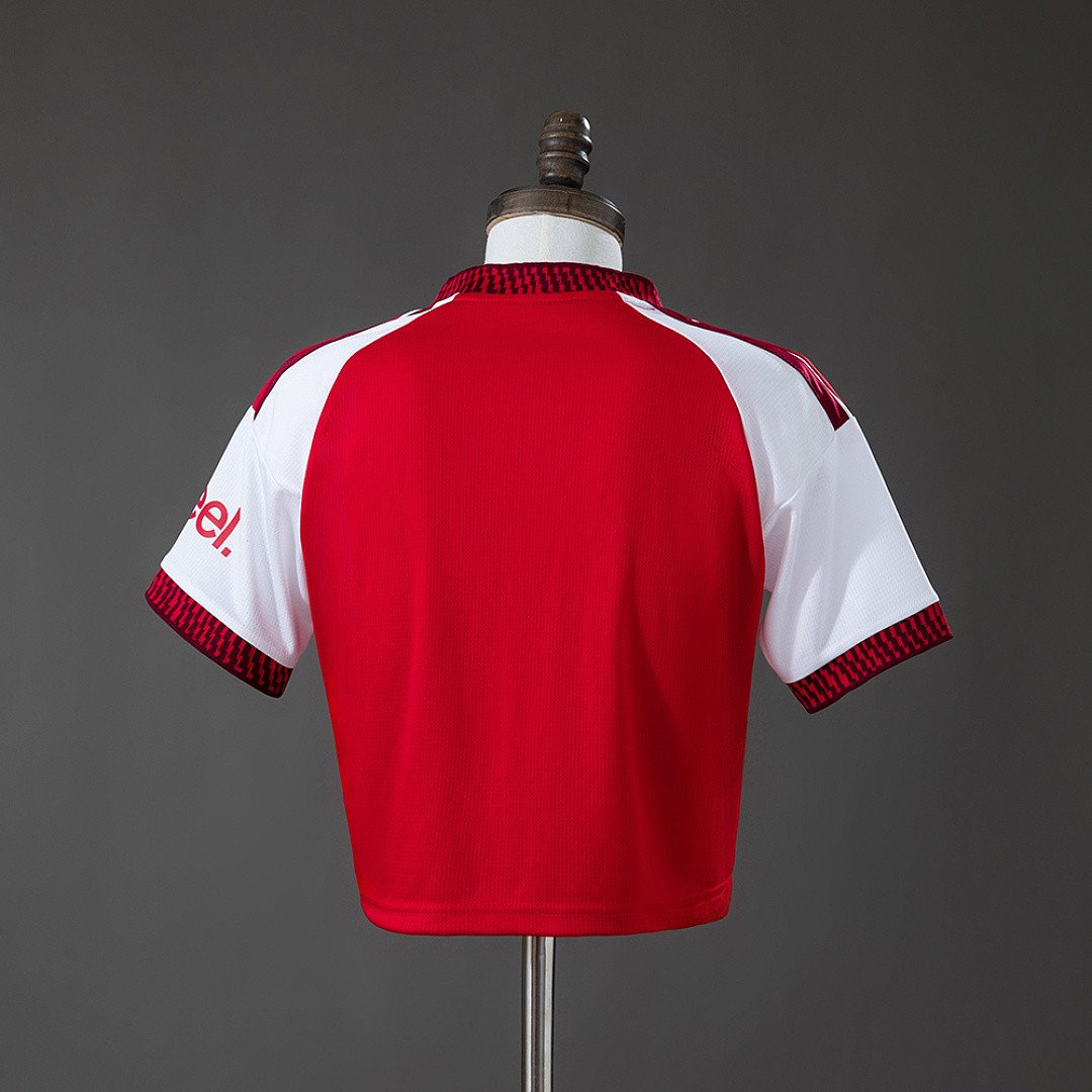 Arsenal 26/27 Home Match Women's Crop Jersey - Women's Match Day Top - back view