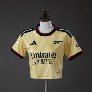 Arsenal 26/27 Third Away Women's Crop Jersey - Women's Match Day Top - front view