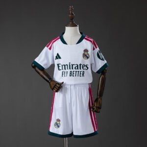 Real Madrid 26/27 Home Kids Kit Jersey - Young Supporter Kit - front view