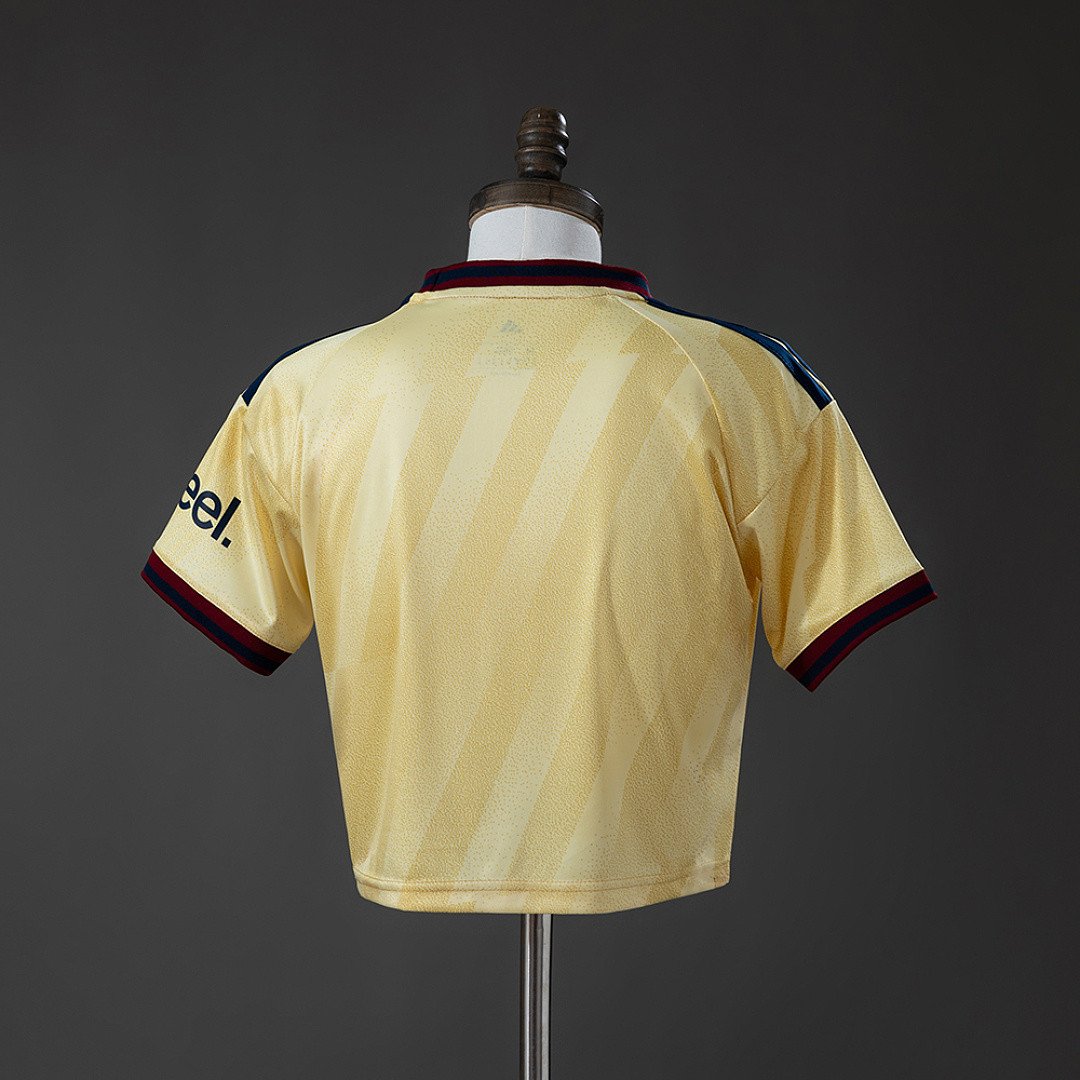Arsenal 26/27 Third Away Women's Crop Jersey - Women's Match Day Top - back view
