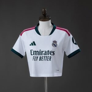 Real Madrid 26/27 Home Women's Crop Jersey - Women's Specific Cut - front view