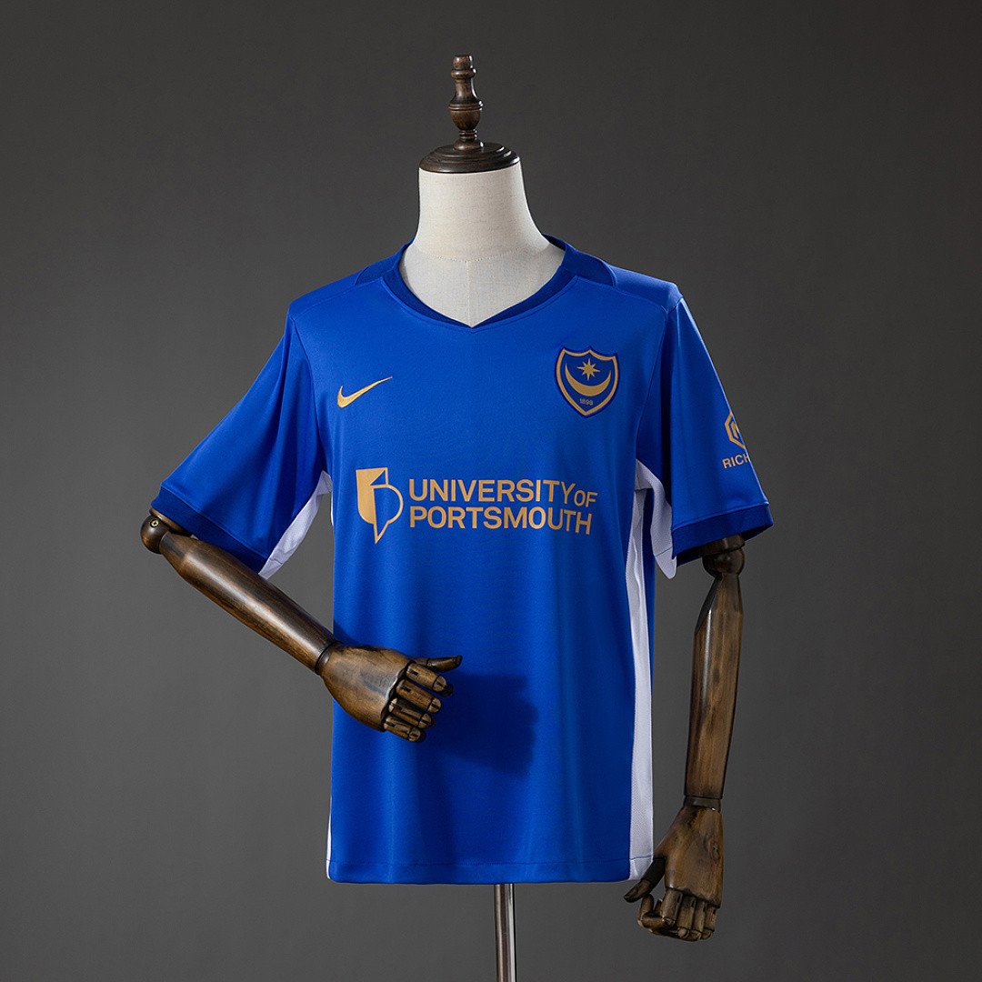 Portsmouth 26/27 Home Jersey - Stadium Ready Design - front view