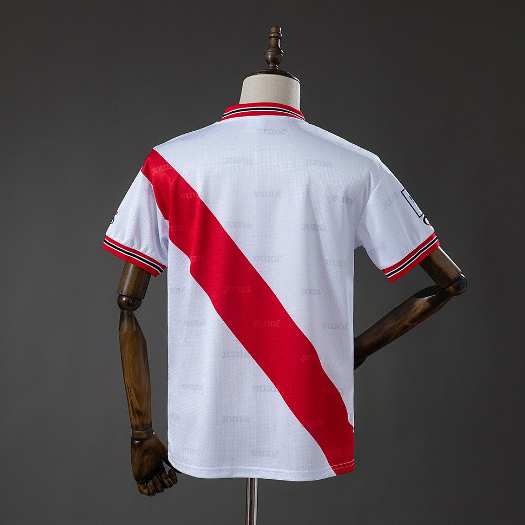 Rayo Vallecano 99/00 Home Retro Jersey - Retro Collector Piece - back view