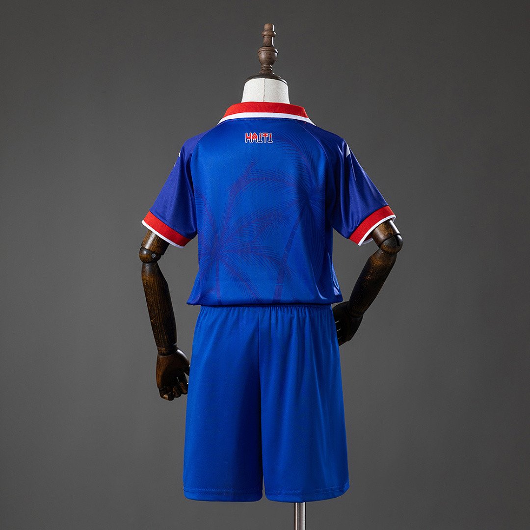 Haiti 2026 Home Kids Kit Jersey - Next Generation Design - back view