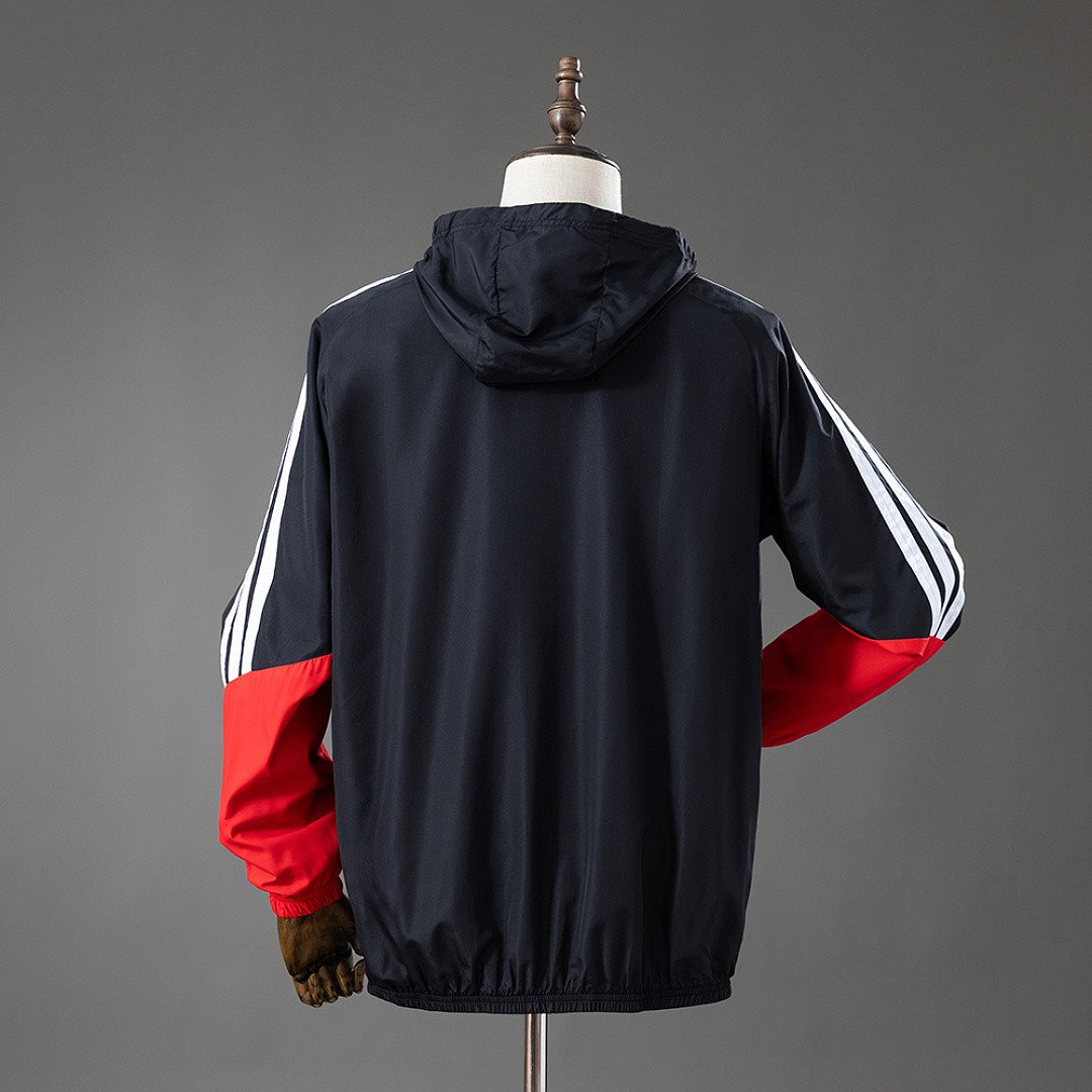 Germany 2026 All Weather Jacket Windbreaker - Black - Weather Ready Outerwear - back view