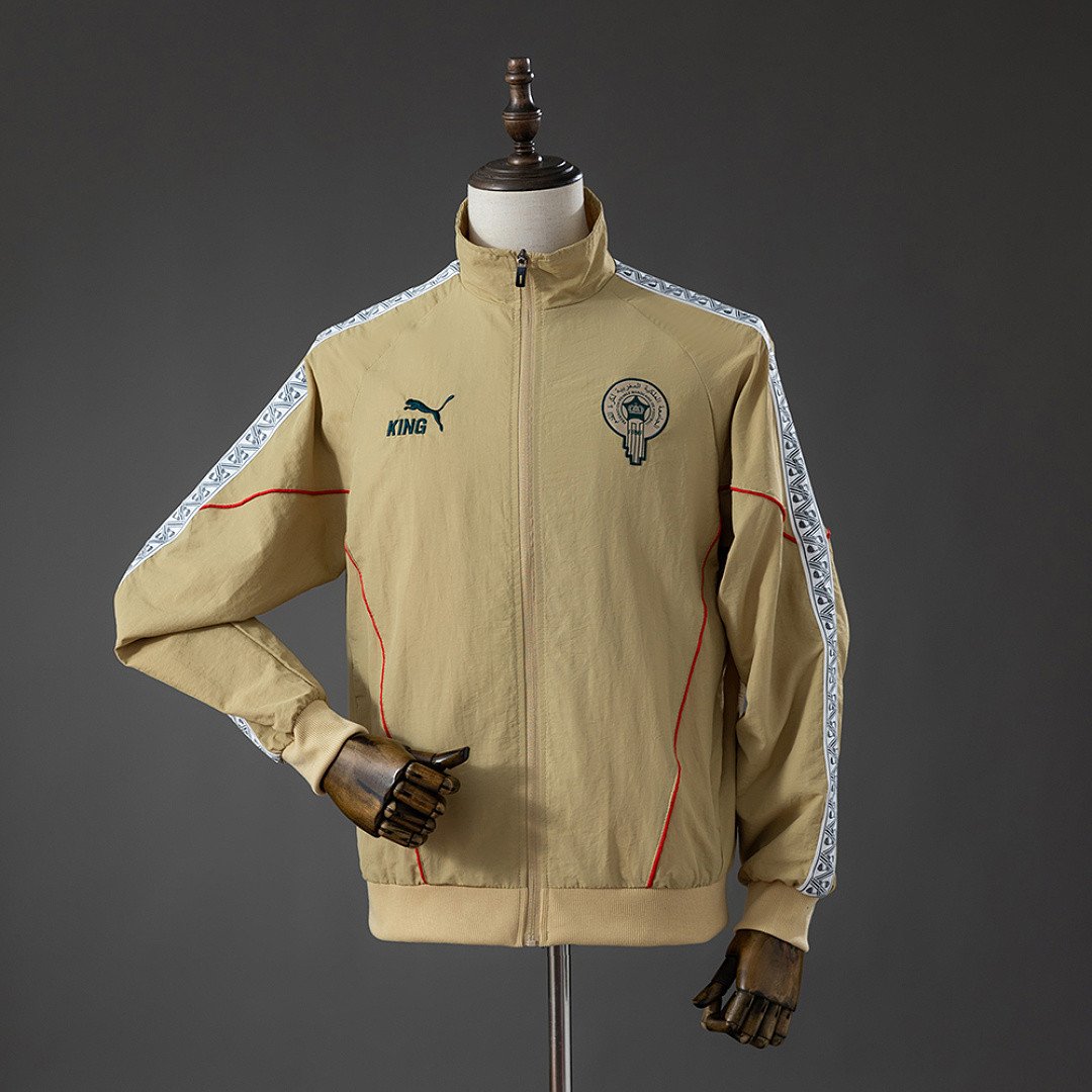 Morocco 2026 KING Anthem Jacket Windbreaker - Stadium Jacket Edition - front view