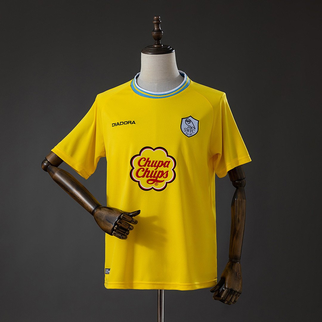 Sheffield Wednesday 2001 Away Retro Jersey - Historic Match Reproduction - front view