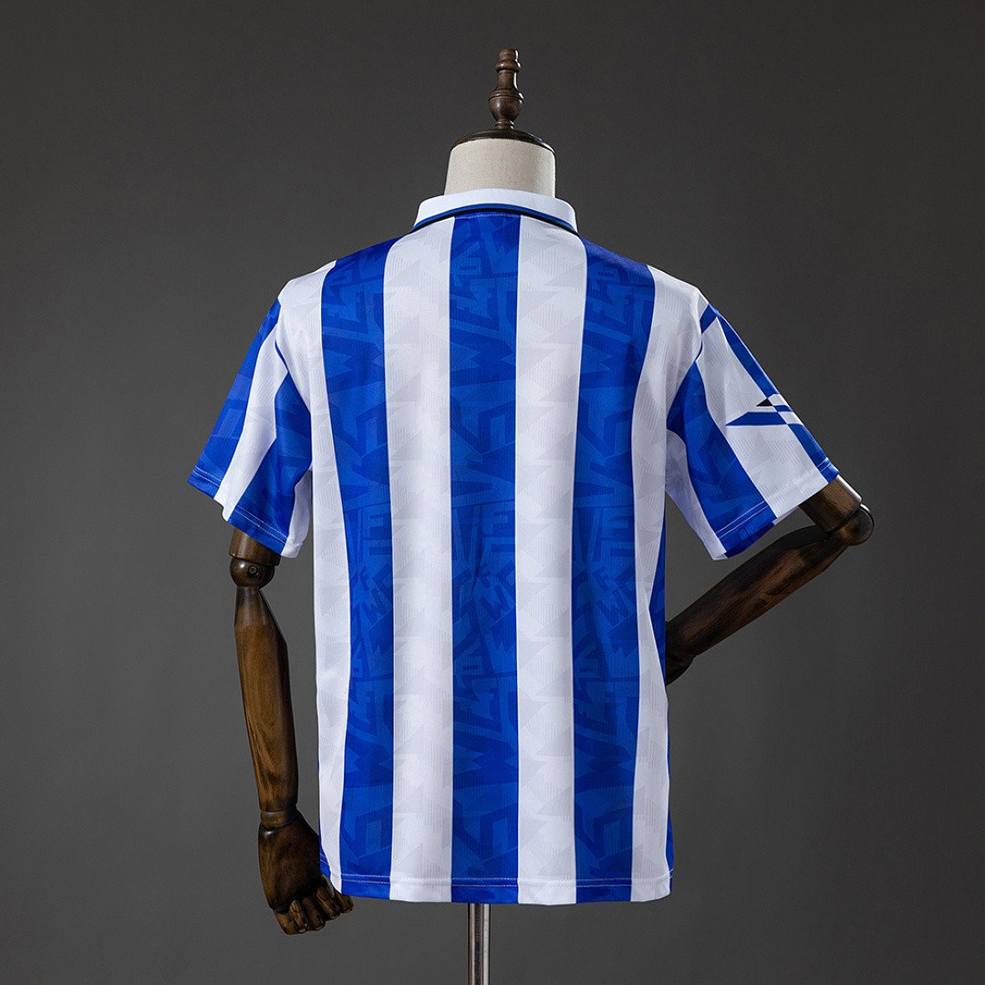 Sheffield Wednesday 1991 Home Retro Jersey - Historic Match Reproduction - back view